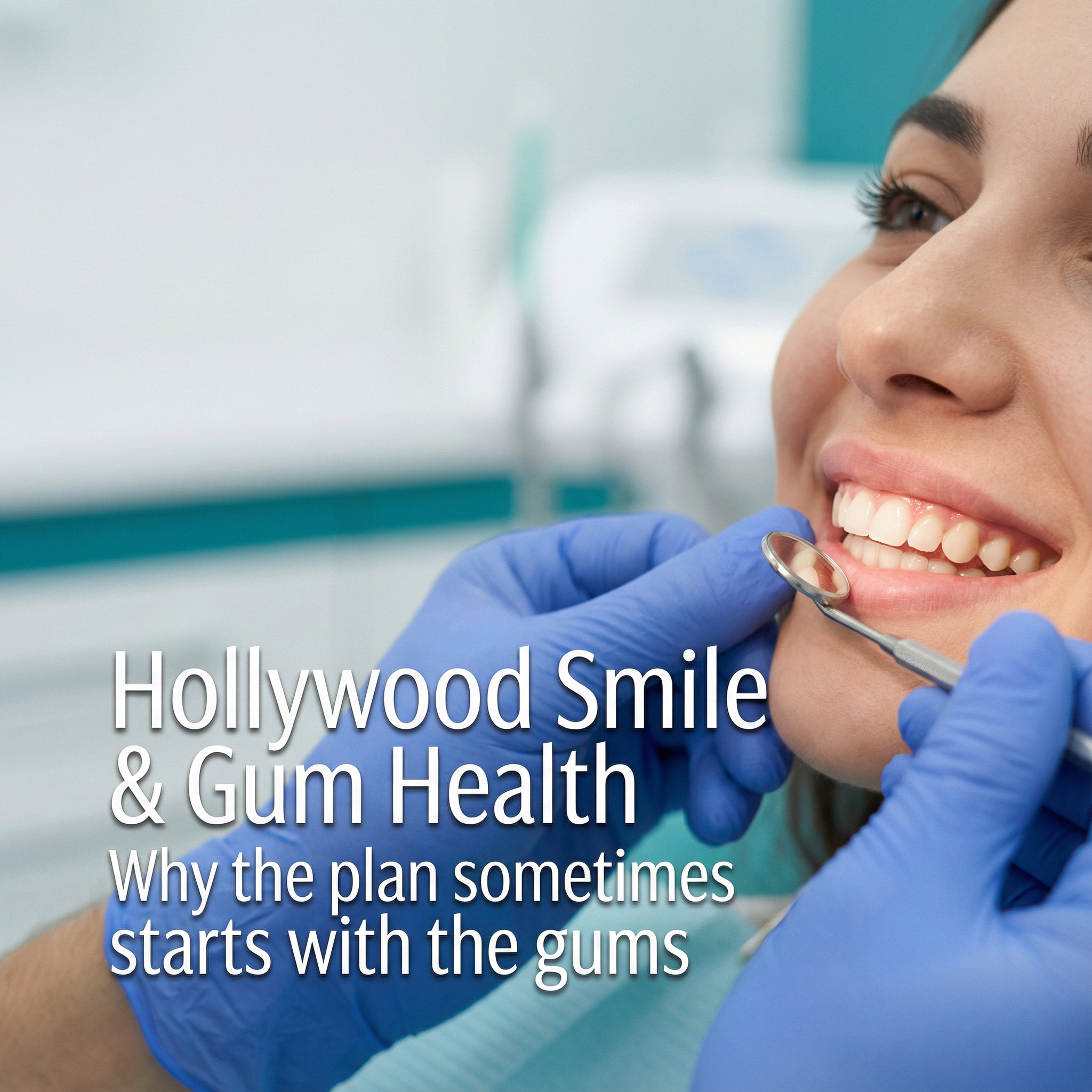 Hollywood Smile and Gum Treatment: Why the Plan Sometimes Starts with the Gums